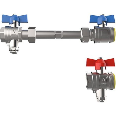 Buderus Anschlussgruppe für WMZ Logafloor WMZ H1, horizontale Ausführung, 1"