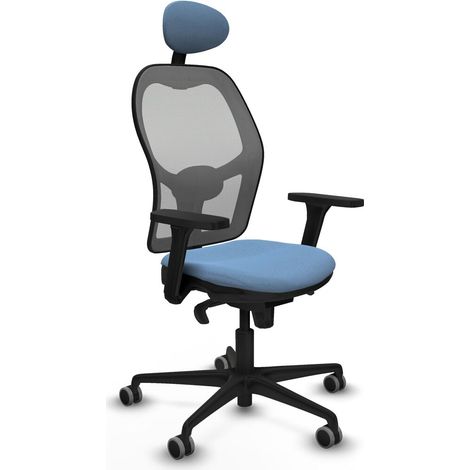 Sedia Ufficio con Poggiatesta Piqueras y Crespo 3D036G1 Blu cielo (1/5)