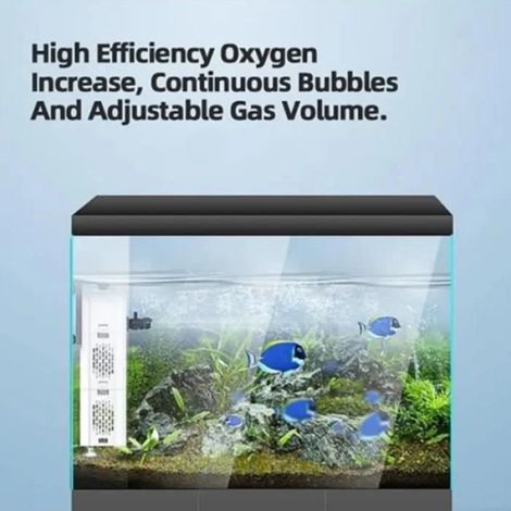 Filtre Aquarium Intérieur 15W 1000L/H Pompe de filtre d'aquarium Pour cycle d'eau, oxygénation+ 4 pcs Mousse de Filtration -blanc (1/4)