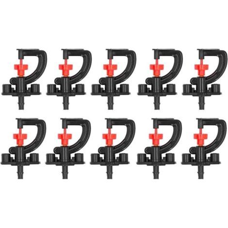 10 Buses de Pulvérisation de Réfraction D'arroseur Rotatif à 360 Degrés, Buse de Type G, Buse D'atomisation D'arrosage, Tuyau de Brumisation D'irrigation pour Serre (1/5)