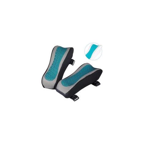 Housses d'accoudoirs pour chaises de bureau - Repose-coudes en mousse ergonomique - Coussin à mémoire de forme pour accoudoirs d (1/5)