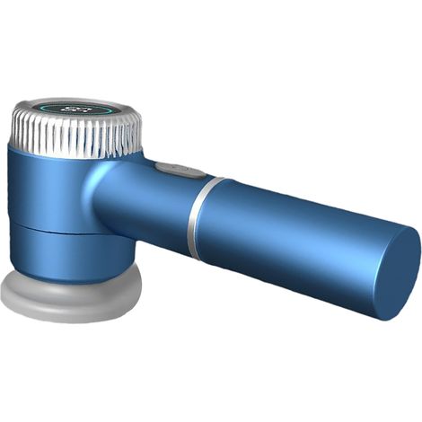 épurateur électrique avec 5 têtes de brosse, sans fil, efficace, multifonctionnel, rechargeable, pour cuisine, salle de bain, bleu (1/5)