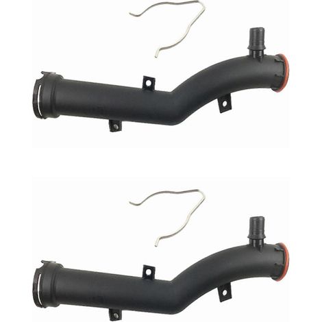 Deux tuyaux de liquide de refroidissement moteur 9800661880 1351VF avec clips métalliques, compatibles avec C4207308. (1/5)