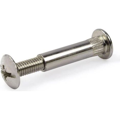 Viti di collegamento in ferro nichelato 34 - 48 mm. 4 pz. (1/2)