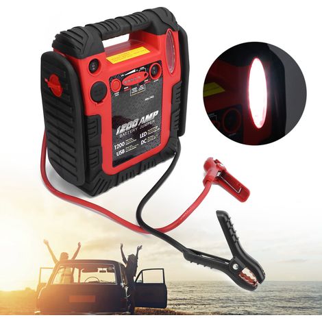 Alimentation de secours pour véhicules électriques, pompe à air intelligente (batterie intégrée incluse), norme européenne 110-220 V (1/5)