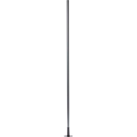 Set 4 Pezzi Palo per Tralicci Verdemax Ø3x180 cm in Alluminio Antiruggine Antracite