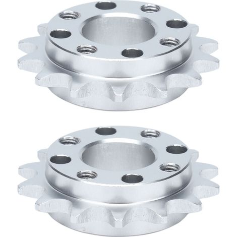 2-teiliges Ritzel aus eloxiertem Aluminium, 14 Zähne, 8 mm, für Robotertechnik und Maschinenbau (1/5)