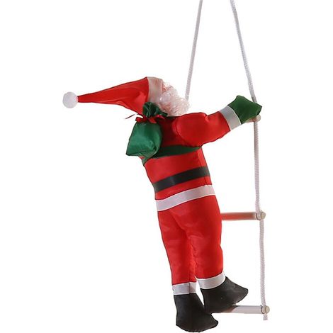 Décorations de Noël Père Noël Escalier Ornement pour Arbre Intérieur et Extérieur (1/5)