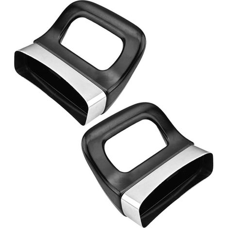 2 Poignées Anti-Brlure en Acier Inoxydable Poli Doubles Trous Détachables Accessoires Universels pour Casseroles et Autocuiseurs Poignée Latérale Résistante à la Chaleur (1/5)