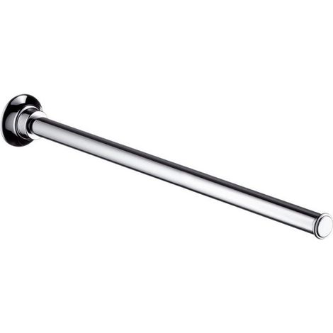 Barre porte-serviettes fixe nickel brossé