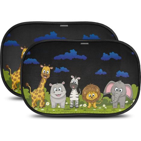 Pare-soleil de voiture avec ventouse pour protéger bébés et animaux du soleil, 2 pare-soleil pour bébés et animaux (1/5)