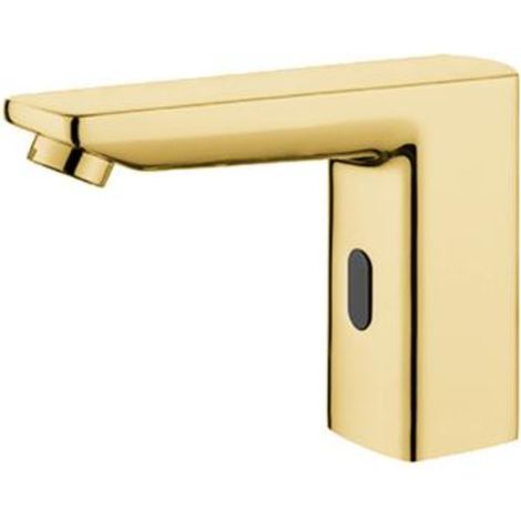 Robinet lavabo infrarouge 018 en laiton doré collection halys (1/2)
