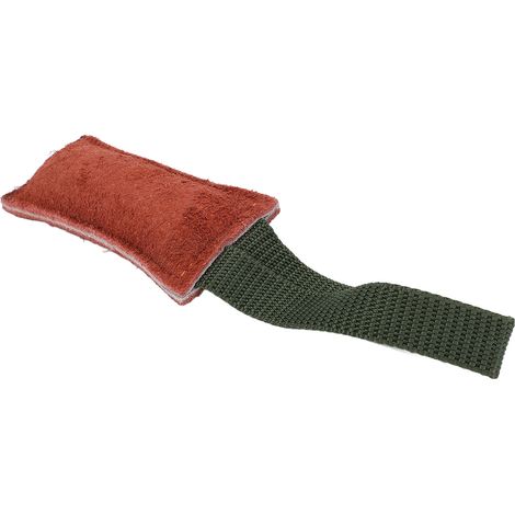 Jouet à mordre pour chien, résistant aux déchirures, coussin de jute robuste pour l'entraînement et les jeux d'extérieur. (1/5)