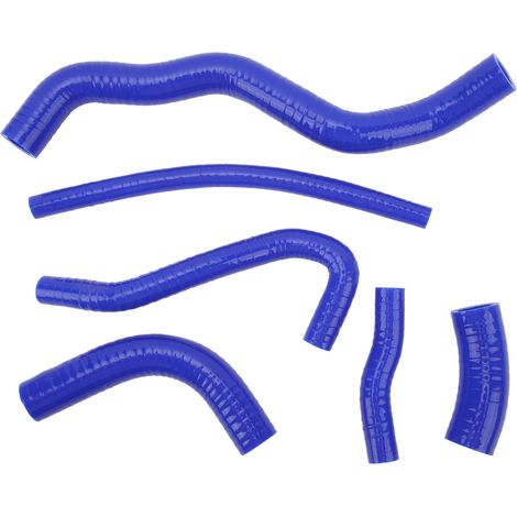 Kit de durites de refroidissement de radiateur en silicone bleu pour Suzuki DRZ400S et DRZ400SM (1/5)