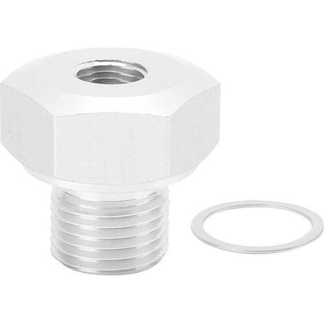 Adaptateur M16 1.5, Capteur de Pression D'huile 1/8 NPT pour Jauge de Remplacement de Moteur GM LS LS1 LSX LS3 Convient à Tous les Moteurs de la Série GM LS (1/4)