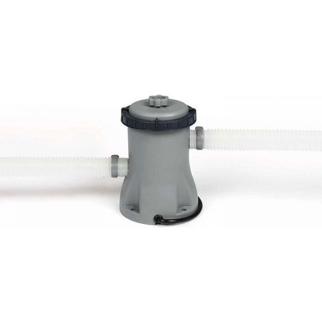Trade Shop - Pompa Filtro A Cartuccia Tipo I 1.249 Lt/h 16 Watt Per Piscine Fuori Terra 58381 -