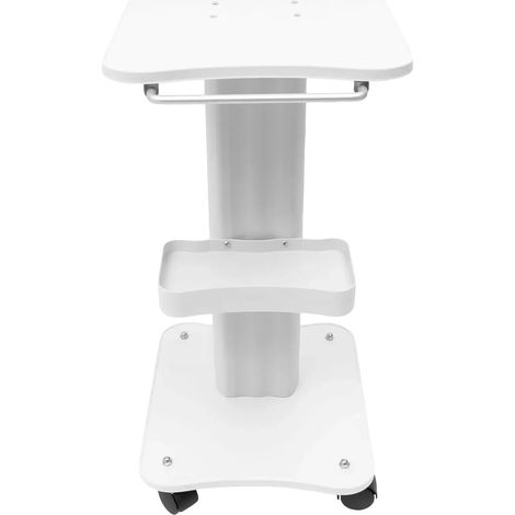 Carrito de belleza, materiales resistentes, alta capacidad de carga, BLANCO (1/2)
