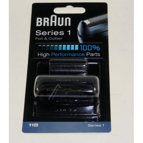 Tete de rasoir noir 11B Combi pour Tondeuse BRAUN 81387933