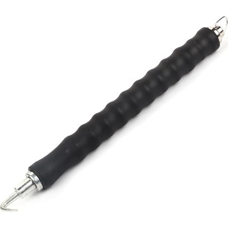 BEBUSINGOTO Torcedora de alambre retráctil semiautomática, máquina para torcer alambre corrugado, con mango suave, ideal para alambre metálico y reduce la fatiga de las manos (negra, 30 cm) (1/5)