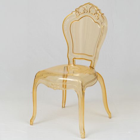 Chaises en polycarbonate Fauteuil en plastique d'extérieur Chaise de Cuisine et Salon Fauteuils de Salle à manger et Chambre