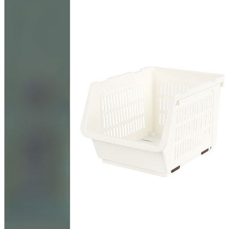Panier Rangement Légumes – Multiniveaux – Étagère Cuisine – Blanc – Gain de Place (1/5)