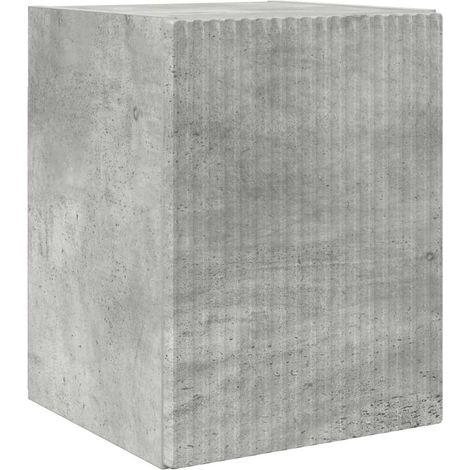TV-Wandschrank Wandmontiert Beton 30 x 31 x 40 cm Holzwerkstoff vidaXL