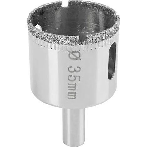 Diamond Hole Saw - Drill Bit Drill Bit for Tile, Granite, Marble, Glass, Ceramic - Centering Drill Included - Clean Cut (1/5)