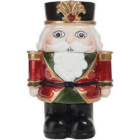 Bougeoir rouge de Noël compatible avec Casse-Noisette, décoration en résine (1/5)