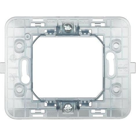 Supporto 2 moduli MATIX per scatola tonda