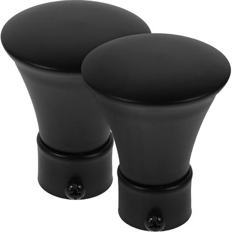 Lot de 2 embouts de rechange pour tringles à rideaux, décoration pour fenêtres (1/5)