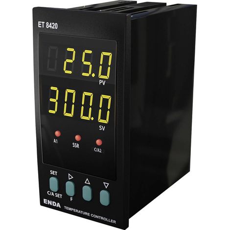 Enda PID Régulateur de température Pt100, J, K, L, T, S, R, B -199.9 à 1700 °C (L x l x H) 87 x 48 x 96 mm