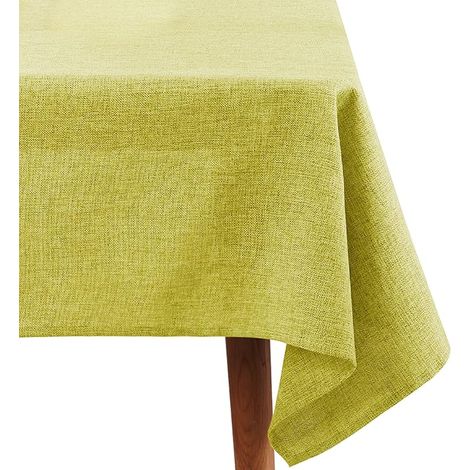 Nappe unie en coton et lin épais, couleur unie, simple (1/5)