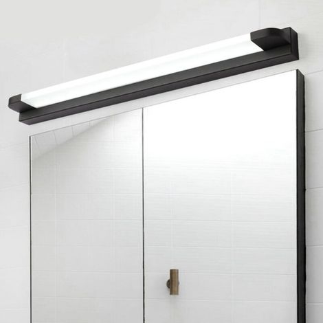 SABIR Lampe Miroir Led 7W, Lampe Applique Salle 6000K - 6500K, Applique Salle Murale 630LM, Lampe Salle Led, Eclairage Led Salle de Bain pour WC Chambre Lavabo [Classe énergétique F] (1/5)