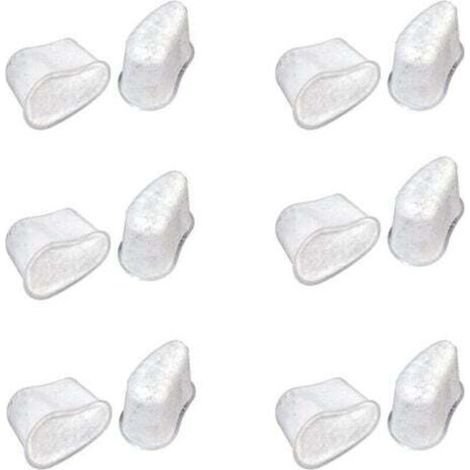Filtres à eau pour cafetière KRUPS F4720057 – Lot de 12, charbon actif en coquille de noix de coco, non tissé, certifié FDA (1/4)