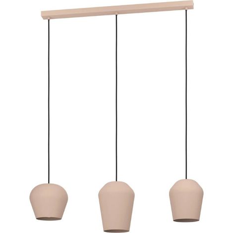 Lampe suspendue Cambaito E27 3x40w L: 89,5 cm B: 19,5 cm H: 110 cm Dimmable (1/3)