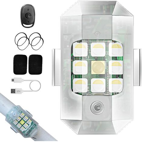Feux Clignotants LED pour Automobile Éclairage Étanche 7 Couleurs (1/5)