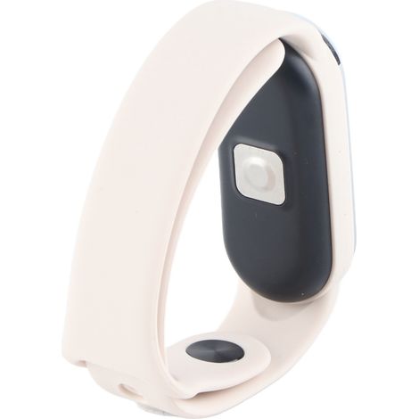 Bracelet Anti-Moustiques USB Rechargeable 5V 1A 90mAh, Podomètre, Capteur de Température, Ultrason, Wristband Blanc (1/5)