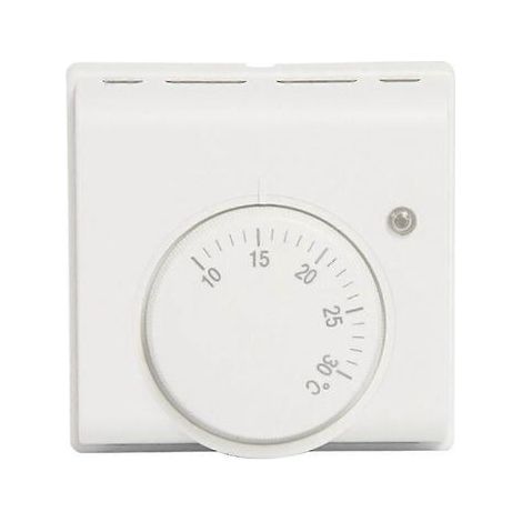 Thermostat d'ambiance pour chauffage central, thermostat mécanique pour la maison, blanc, durable (1/5)