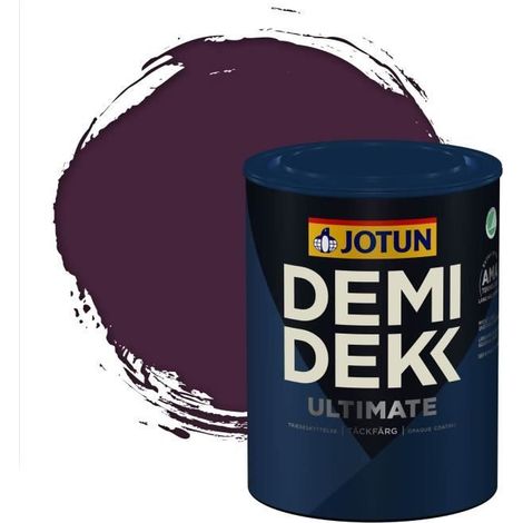 Peinture Bois - DEMI DEKK ULTIMATE - Satinée - RAL 4007 - 0,75L - Violet Pourpre (1/2)