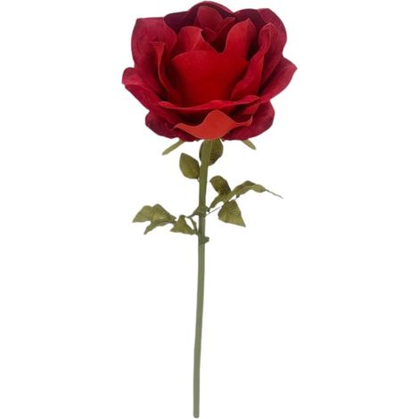 ROSA ROSSA GIGANTE ARTIFICIALE IN TESSUTO PER COMPOSIZIONI E ALLESTIMENTI BIZZOT