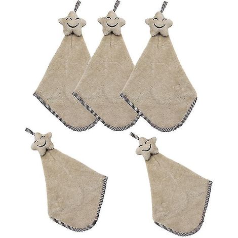 Lot de 5 petites serviettes carrées (1/3)