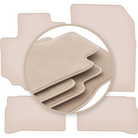 Tapis De Sol - Beige - Pour Suzuki Grand Vitara III Crossover 2015 - 4 Pièces (1/5)
