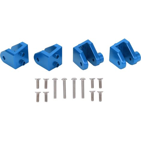 Amortisseur avant/arrière RC en alliage d'aluminium robuste pour support d'essieu LOSI 1/8 LMT SOLID AXLE Monster Truck Bleu (1/5)