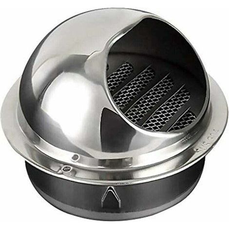 Bocchetta di ventilazione a parete, bocchetta di ventilazione in acciaio inox, cappa aspirante da parete esterna, parapioggia, tappo di ventilazione sferico, coperchio di ventilazione della cucina, 15