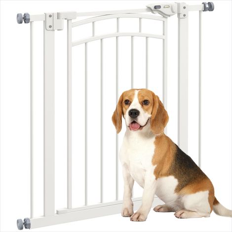 Chatière Barrière de sécurité pour chien extensible 74-80 cm (1/5)
