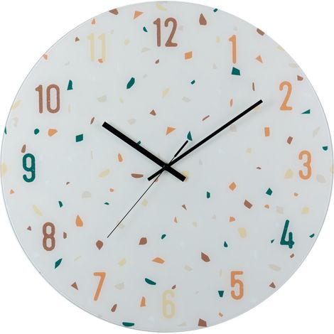 Terrazzo-Wanduhr 60x4,5x60 cm (1/5)