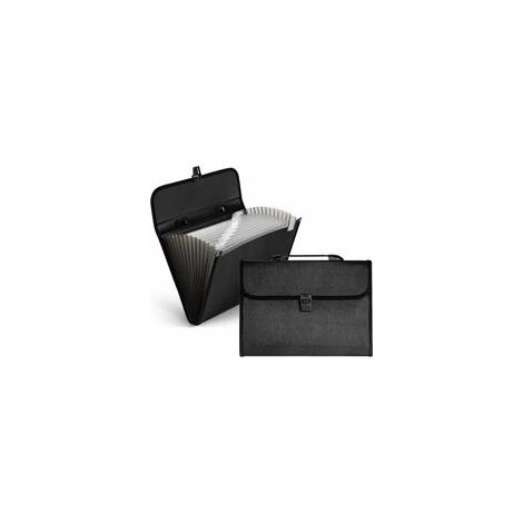 Trieur Document 12 Compartiments en Format A4,Accordéon Classeur avec Couvercle, Extensible Rangement Papier Administratif Trieur Pochette à Soufflet pour Bureau école ou Maison 33224530mm (1/5)