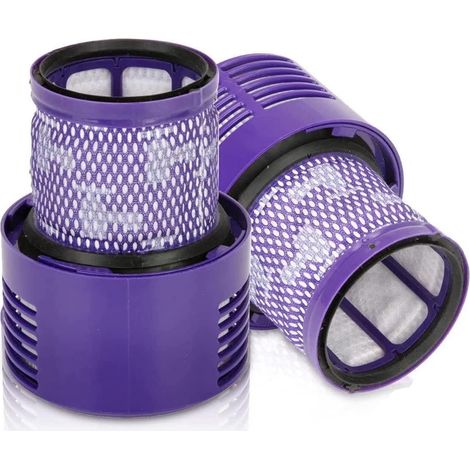 Rwoythk – Lot de 2 filtres pour aspirateur Dyson V10 SV12 – Lavables et réutilisables – Matériaux respectueux de l'environnement – Remplace la pièce 969082-01