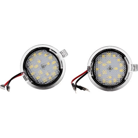 2x Feux de Sol LED Rétroviseur Latéral Arrière pour Ford - Accessoire Voiture (1/5)