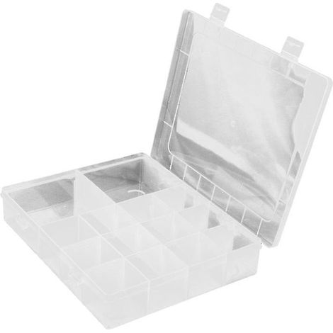 1 Stück Schmuckaufbewahrungsbox mit 14 Fächern